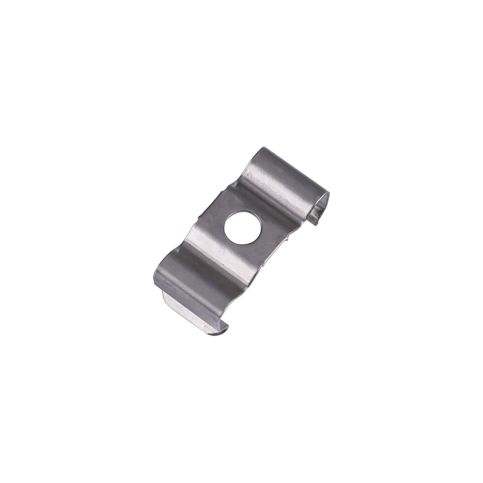 M7401  Tiras 17.1 x 15.3mm Aluminium Profile Fixing Clip With Hole (1pc) for M7392 / M7393 / M7394